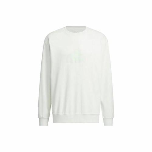 adidas Men s Casual Crewneck Pullover Sweatshirt in Crystal Blue L синий