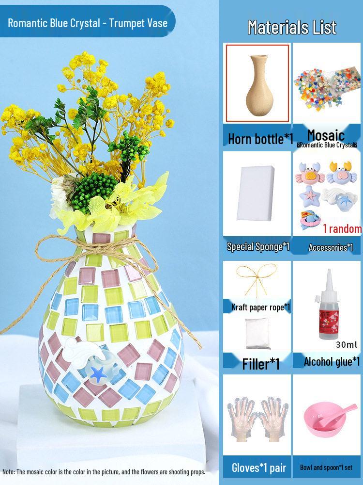 DIY Mosaic Vase Kit for Team Building & Children s Activities