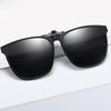 Men Photochromic Polarized Lens Flip Up Clip On Sunglasses Women Driving Sun Glasses With Clips