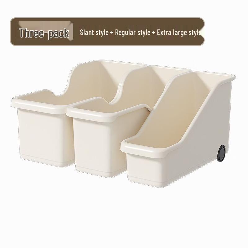 Abay Plastic Kitchen & Refrigerator Storage Bins, 3-Pack