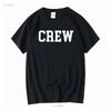 Crew T-shirt Scenpersonal Ledning Roadies Ljud Arbetskläder Uniform Topp vintage Tvättad Mjuk Bekväm grafisk Mångsidig homme