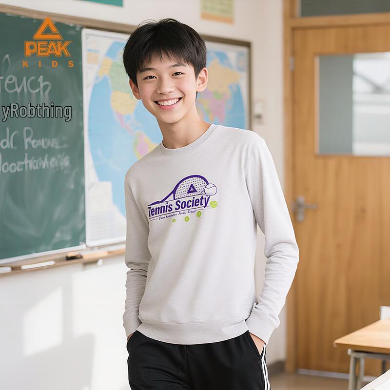 PEAK Kids 2025 Print Crewneck Sweatshirt 160