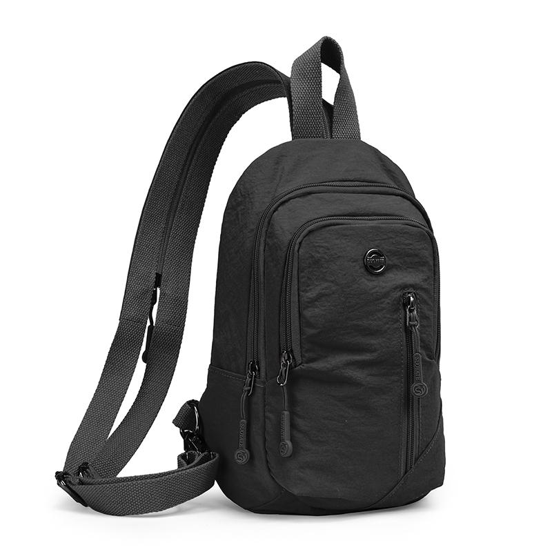 Brusttasche Leichte wasserabweisende Nylon-Tasche Umhängetasche Handtasche Multifunktionaler Damen-Rucksack