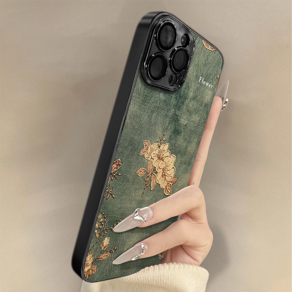

Retro anti-fingerprint applies to Apple 17promax personalized mobile phone case iPhone mirror creative apple 7/apple 8