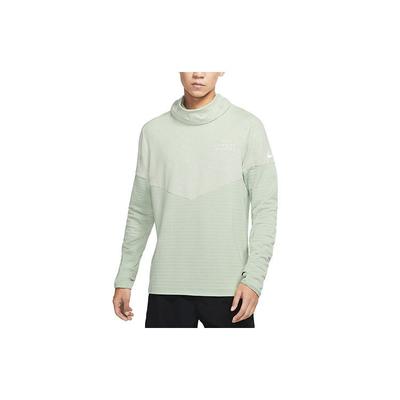 Therma-FIT Run Division Reflective Warm-Up Mock Neck T-Shirt Men Tops Water-Blue DD6121-017