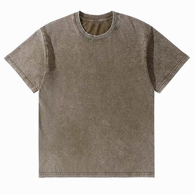 2025 Summer Washed Vintage T-Shirts Street Hip Hop Retro Punk TShirt Women Harajuku Casual Cotton Short Sleeve Wash Top