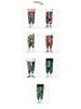 2025 Summer Men's Plus Size Ethnic Print Harem Pants - Loose Fit, Straight Leg, Drop Crotch