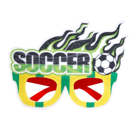 Voetbalfan Brillen Voetbalwedstrijd Voetbal Brillen Fotohokje Props Feest Brillen voor Voetbal Thema Verjaardagen Sportfeesten