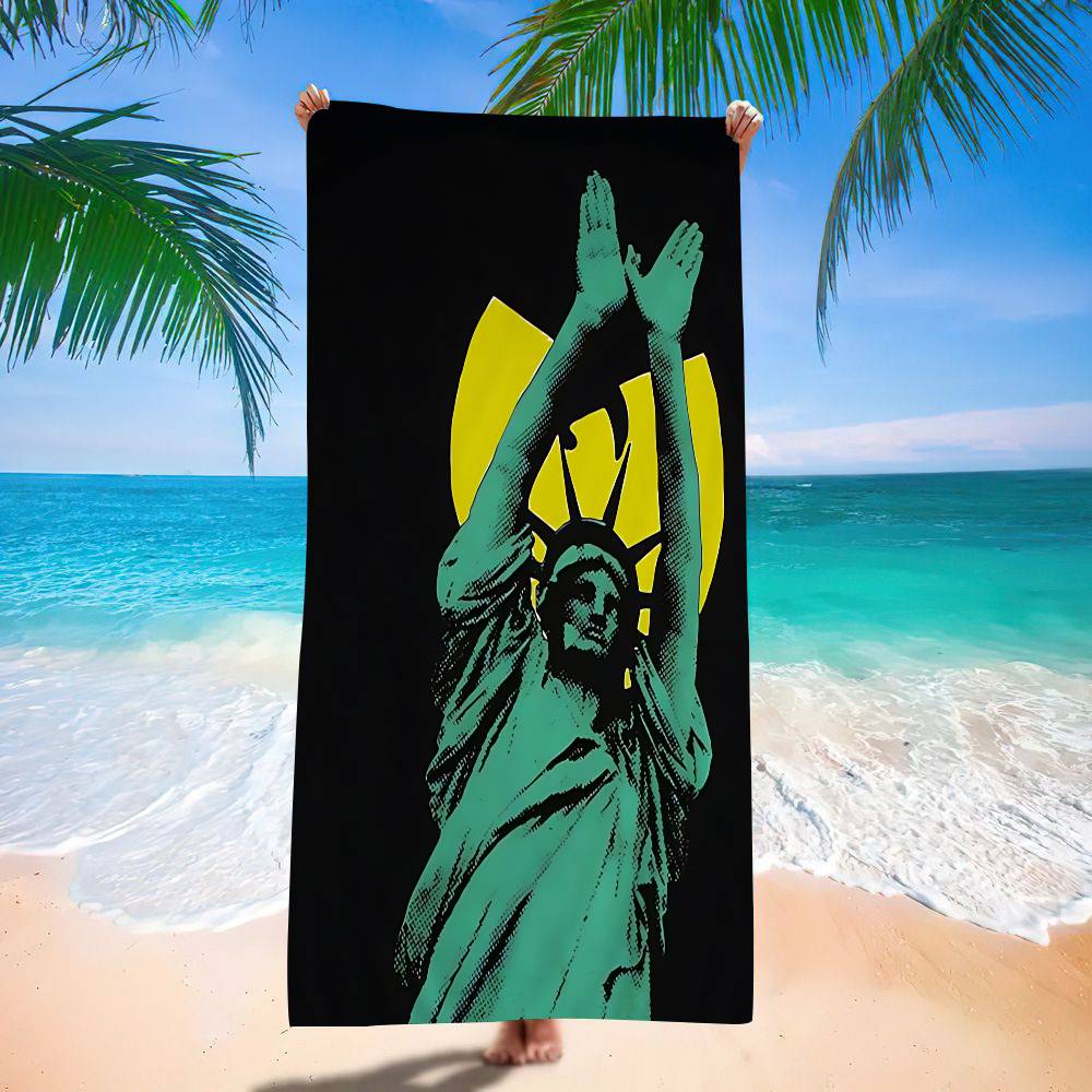 Hip Hop Group W-Wu Tang Big Microfiber Beach Towels Quick Dry Towel Sand Beach Towels Pool Towel For Travel Swim Pool Yoga
