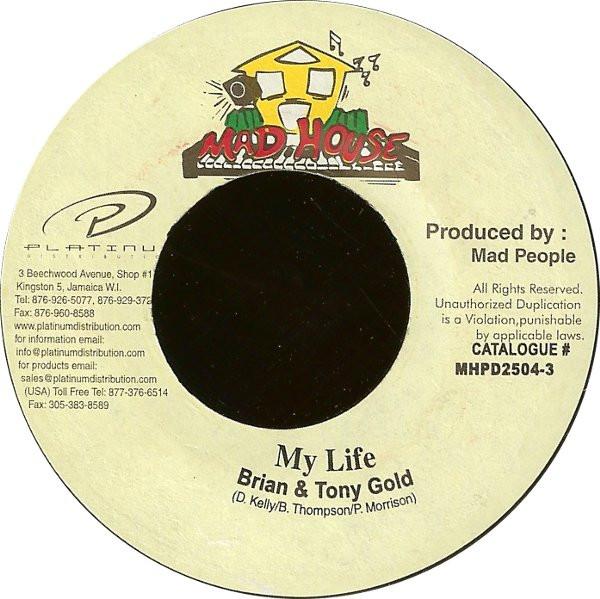 

7inch Record BRIANTONY GOLD My Life NONE 2001 Jamaica Reggae Ska Dub Used