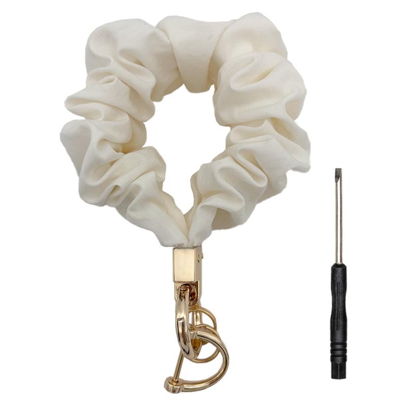 1Pc Car Key Ins Style Hair Band Fashion Pendant Wrist Strap Ladies' Key Chain Acrylic