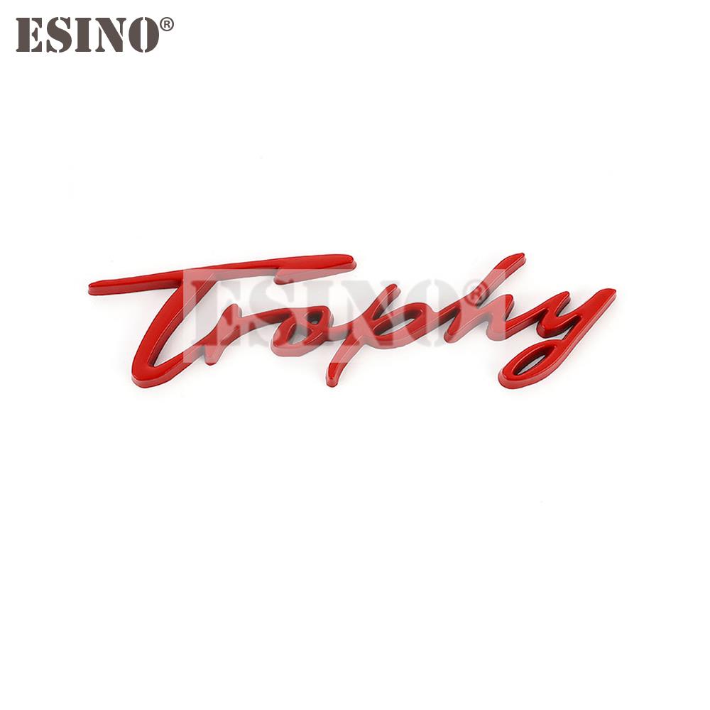 Car Styling Trophy Feder Rear Trunk Metal Chrome Zinc Alloy Emblem Badge Decal for Megane 2 3 4 RS Grandtourer GT MG6