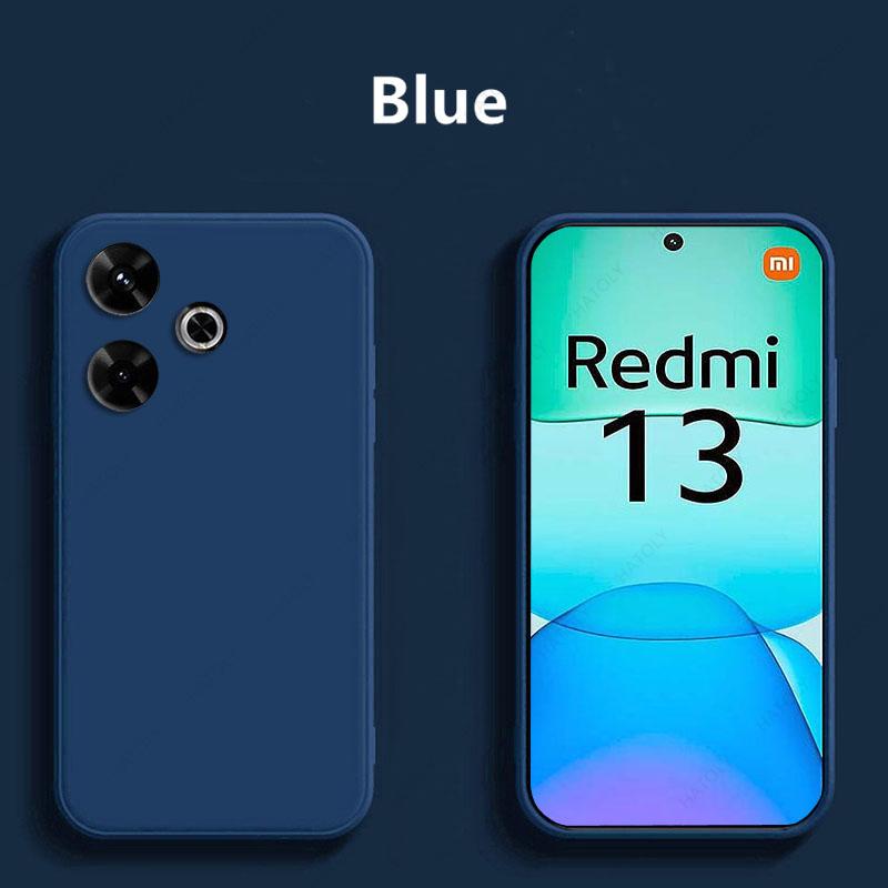 For Xiaomi Redmi 13 Case For Xiaomi Redmi 13 4G Case Funda Soft Silicon Para Capa Protective Phone Back Cover For Redmi 13 4G