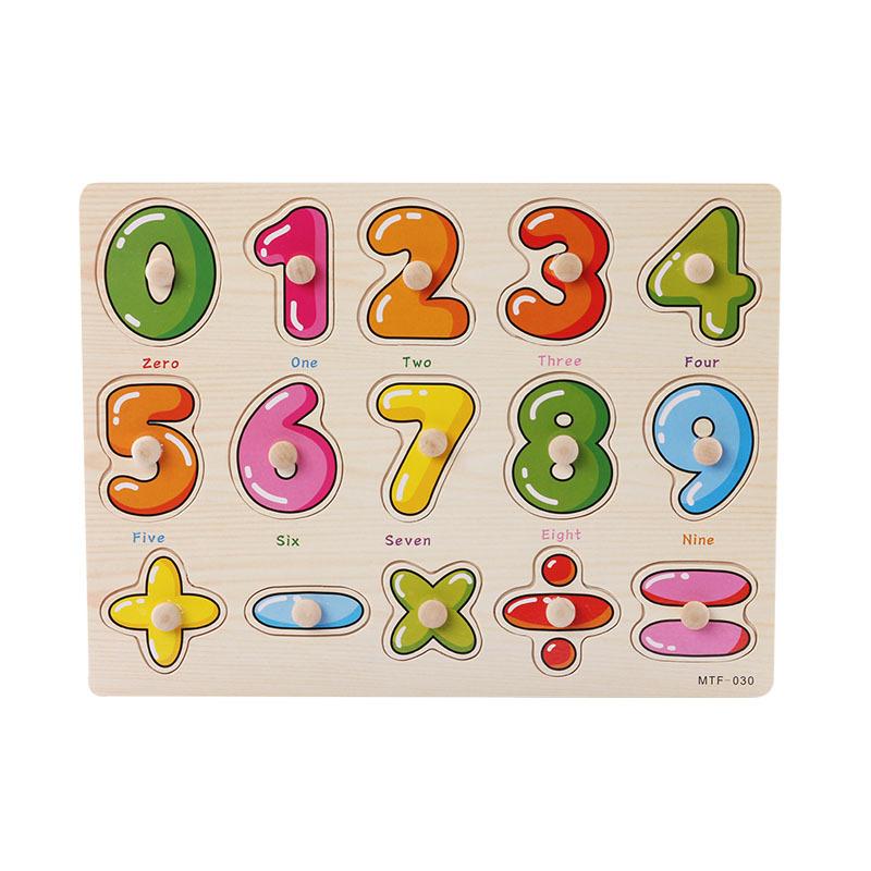 Montessori Wooden Toy Baby Puzzle Educational Toys For Children Game Puzzle Board Jigsaw Child Wooden Puzzles For Kids 2 3 4 Y
