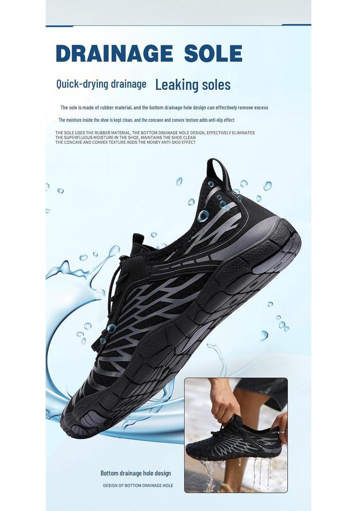 Unisex Non-Slip Quick-Dry Five-Finger Water Shoes for Hiking, Swimming, and Yoga