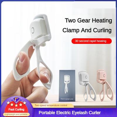 Two Gear Heating Long Lasting Shaping Eyelash Curling Tool Portable Electric Eyelash Curler