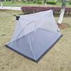Four-Season A-Frame Camping Tent with Mosquito Net, Bottom Zipper Door, and Portable Insect Protection for Outdoor Use