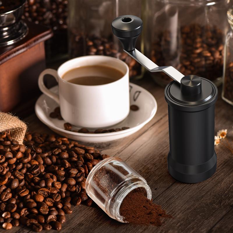 Household Portable Ground Coffee Machine Hand Cranked Grinder Coffee Bean Grinder Hand Cranked Coffee Utensil