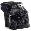 10pcs 65 Gallon Thick Heavy-duty Garbage Bag with Tear Resistance, High-quality Black Garbage Bag, Oversized Heavy-duty Flat Bottom Garbage Bag