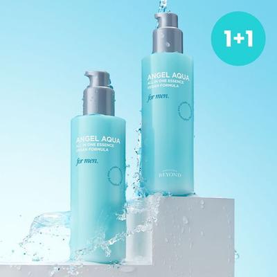 Angel Aqua For Men All-in-One Essence Doppelplan (200 ml x 2 Packungen) (Vegan)