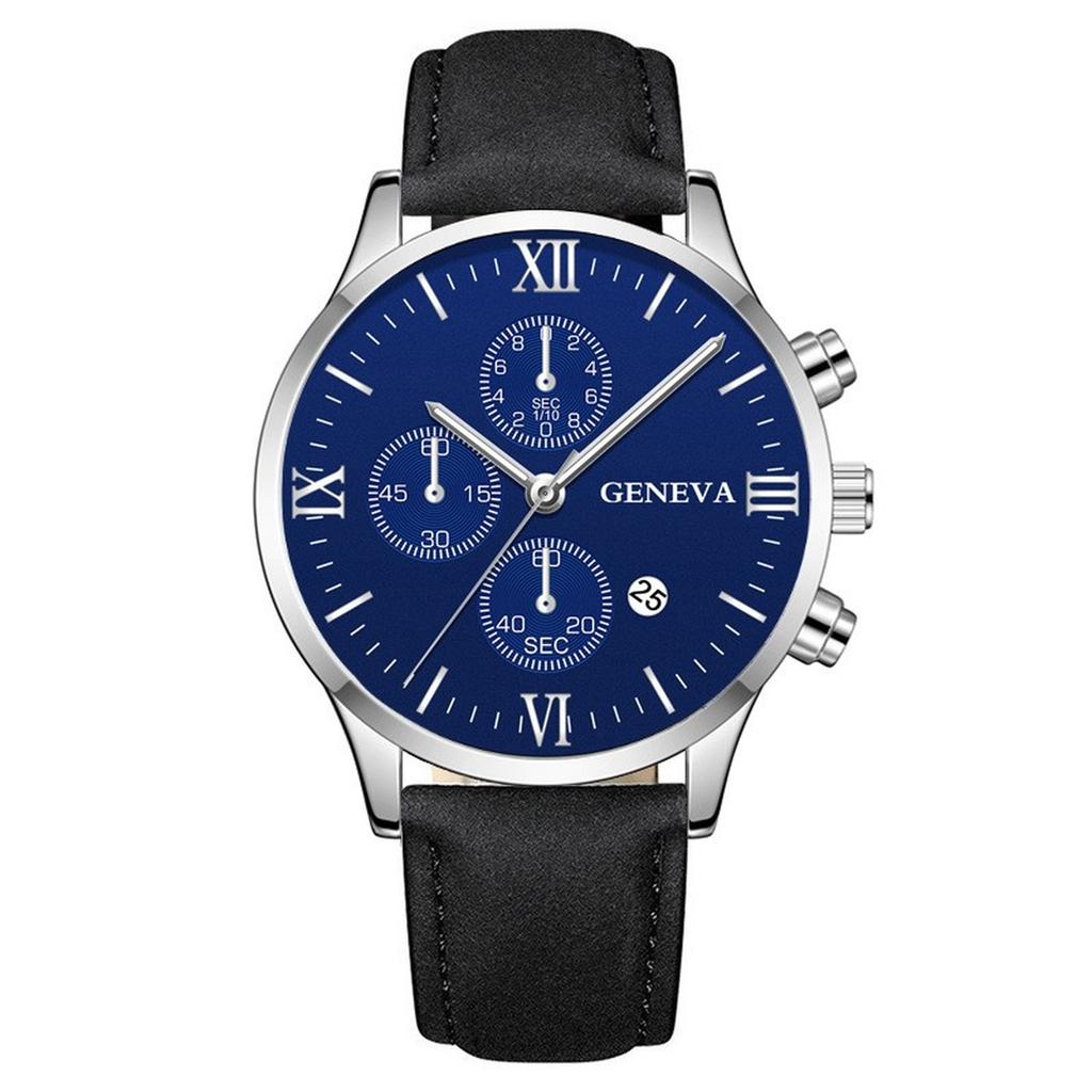 Mens Leather Business Fashion Watch Strap Watch For Gift Giving