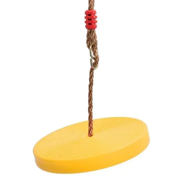 Thickened Colorful Children's Disc Swing Toys Rocking Chair Indoor Outdoor Garden Playground Octagonal Petal Swing Hanging Swing