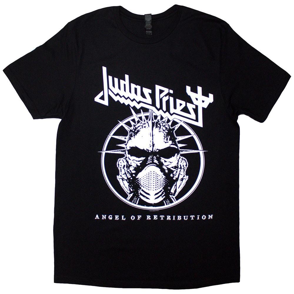 Judas Priest Unisex TShirt Angel Of Retribution Headshot (Black) (XLarge) S