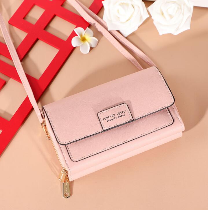 Crossbody Phone Bag for Women PU Leather Cellphone Shoulder Bags Card Holder Wallet Purse