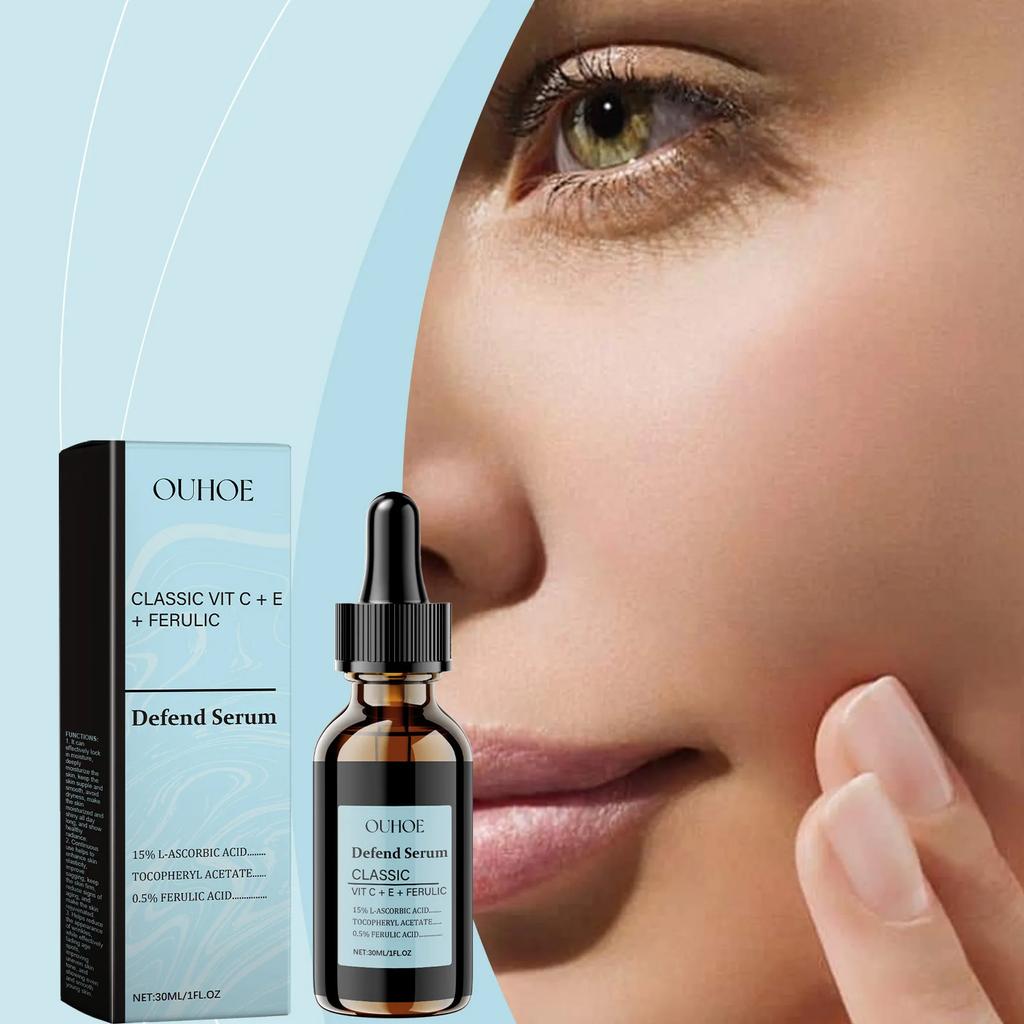 OUHOE Hyaluronic Acid Serum Moisturizing Hydrating Firming Improving Skin Softening Lifting Skin Applying Serum Fade Fine Lines