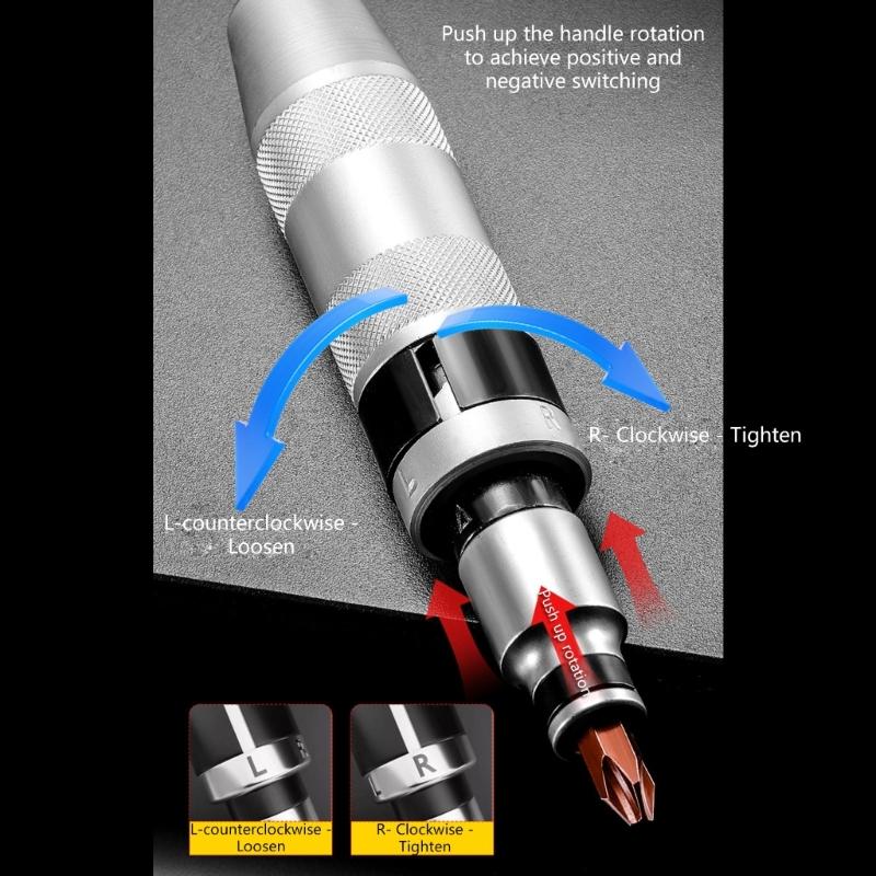 13Piece Impact Screwdriver Kit with Carbon Steel Bit Suitable for Removing Old and Damaged Screws Quick And Easy Repairs