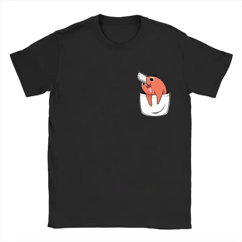 Chainsaw Man Makima Frame Print Vintage Anime T-Shirt, Unisex Manga Fan Streetwear Tee, 100% Cotton Casual Short Sleeve Top