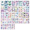 's New Fluorescent Butterfly Tattoo Sticker Music Festival KTV Concert Party Disposable Waterproof