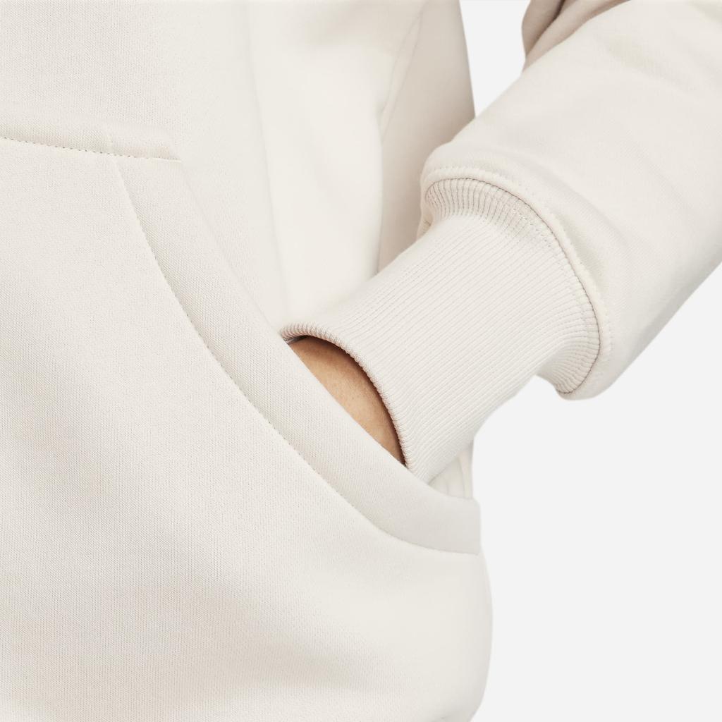 Nike Oversized Pullover Hoodie Women Hoodies Brown DQ5861-104