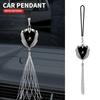 1pcs Metal Car Badge Rear View Mirror Pendant Hanging Ornaments Accessories For Renault DACIA Logan Scenic Loguna Kadjar Twingo R222