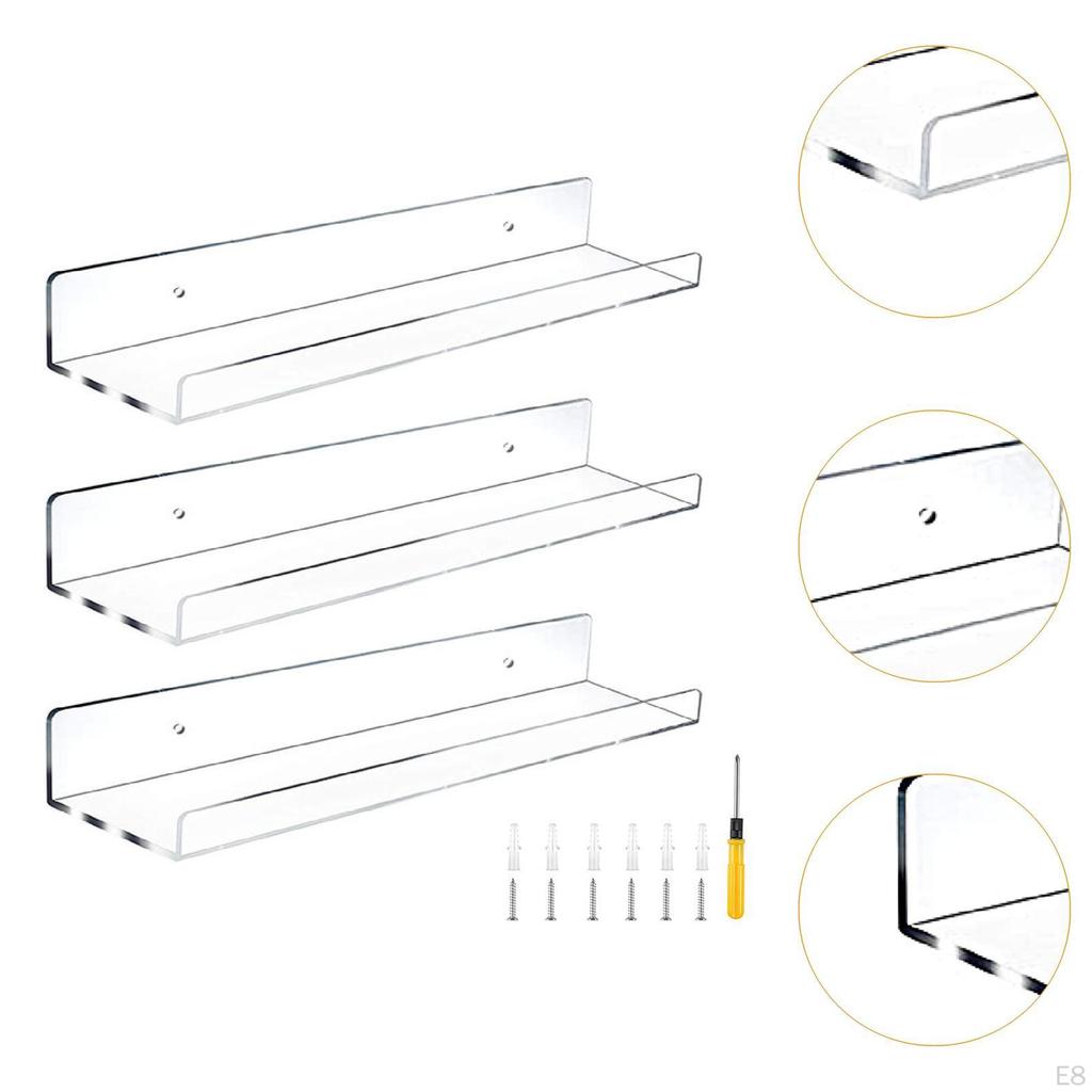 Bathroom Organizer Shelf Display Stand Accessories Shower Caddies Wall Mounted for