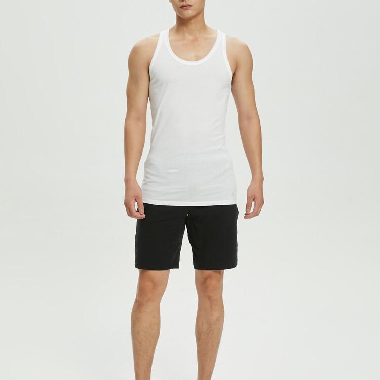 Calvin Klein Solid Color Round Neck Pullover Casual Sleeveless Vest Men tops White NP2160O-100