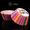 100Pcs Cake Muffin Cupcake Paper Cups Cake Box Cupcakes Liner Mold Kitchen Baking Accessories Cake Mold Cooking Tools