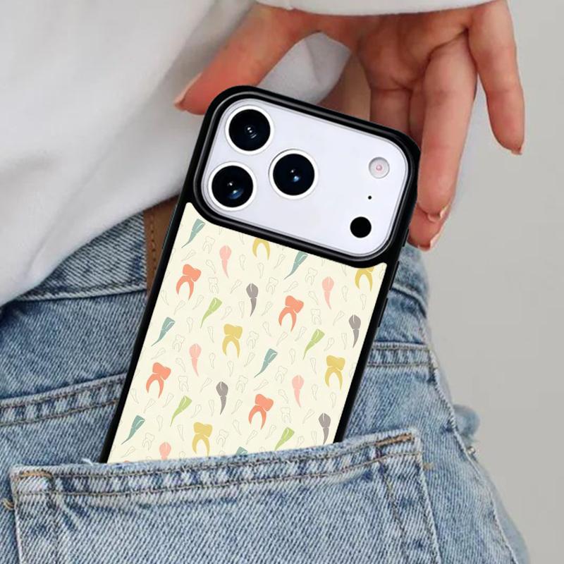 Dentist Dental Tooth Soft Phone Case for iPhone 16e 15 14 13 12 17 Pro Max Plus Air 17pro Cover Coque