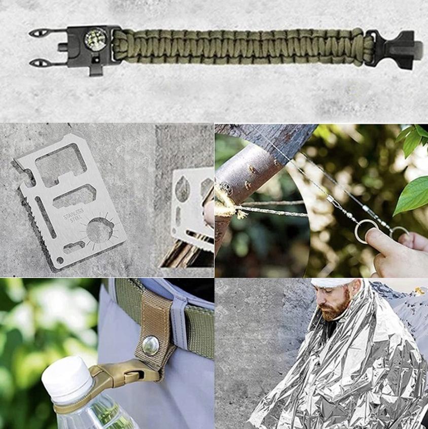 [PACK][1] MILITÄRISCHES TOURISTEN-ÜBERLEBENSSET D840