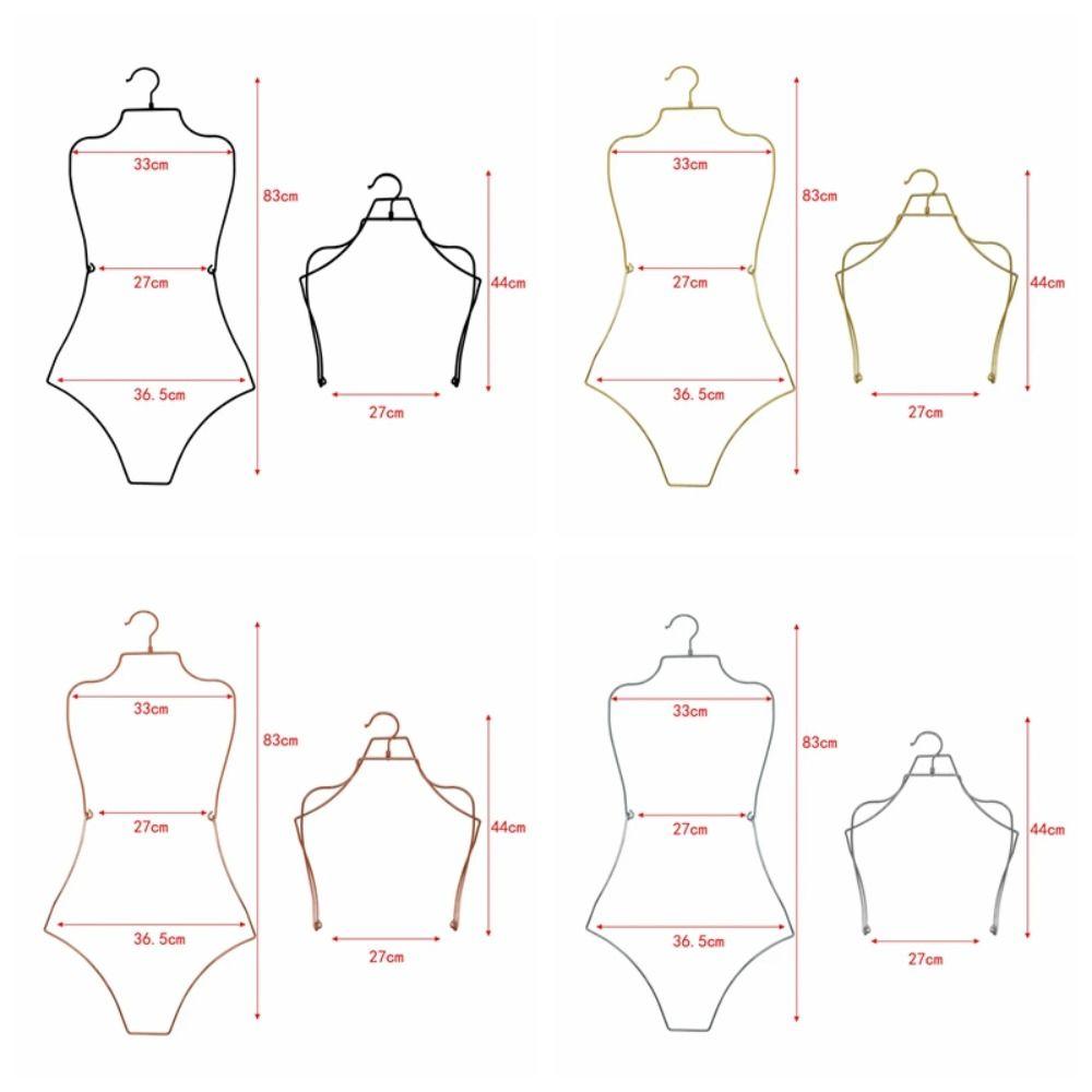 Body Shape Lingerie Hanging Rack Foldable Bikini Display Hanger  Cloakroom Shops Wardrobe