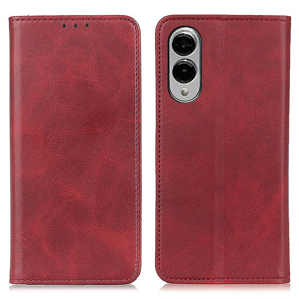 For Samsung Galaxy S25 Edge Case Split Leather Flip Wallet Phone Cover