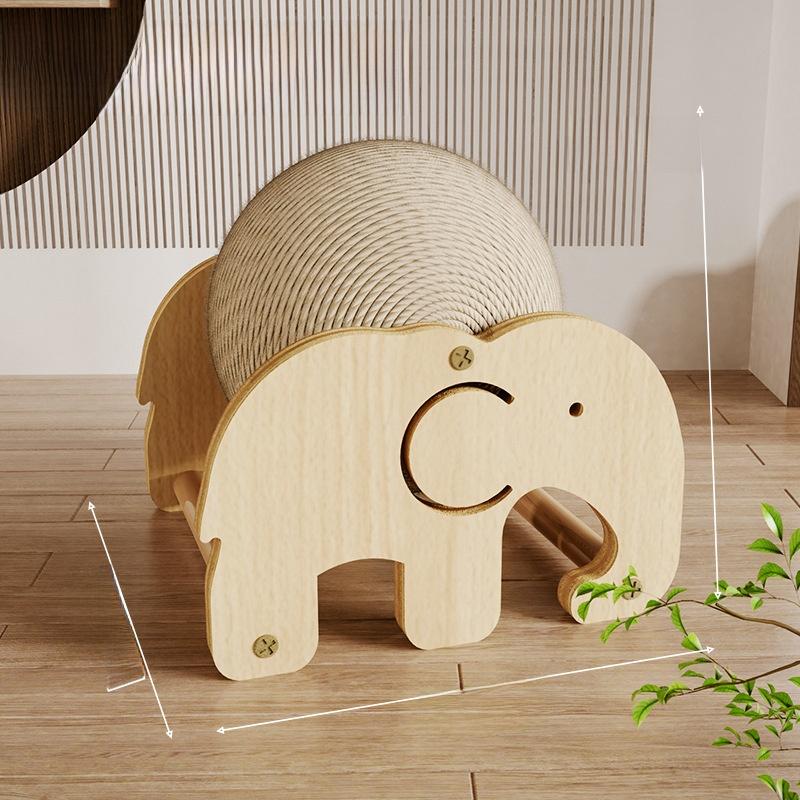 Vertical cat scratching board, durable and scratch-resistant, does not shed debris, sisal ball, a self-entertaining tool for cats to sharpen