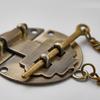 1PC Retro Style Alloy Buckle Lock - Durable Brass Colored Buckle for Jewelry Boxes, Gift Boxes, and Suitcases