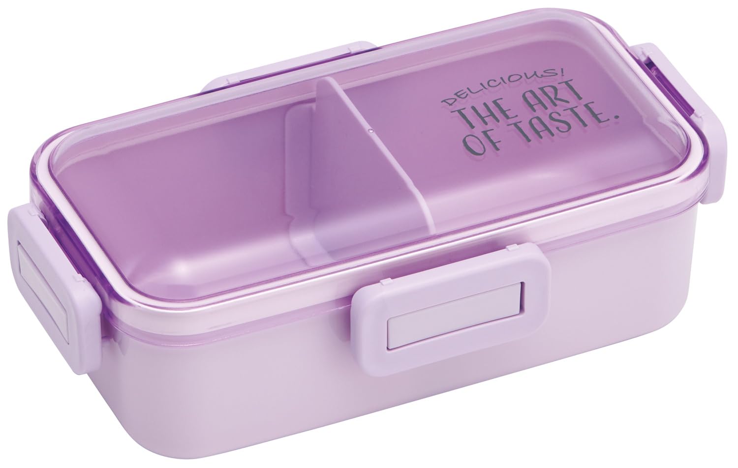 

Skater Bento Single Made in for with a Lock for Dishwasher and Microwave Nuanced Purple Box, 530ml, Tier, Japan, Women, 4-Point Leak-Resistant фіолетовий