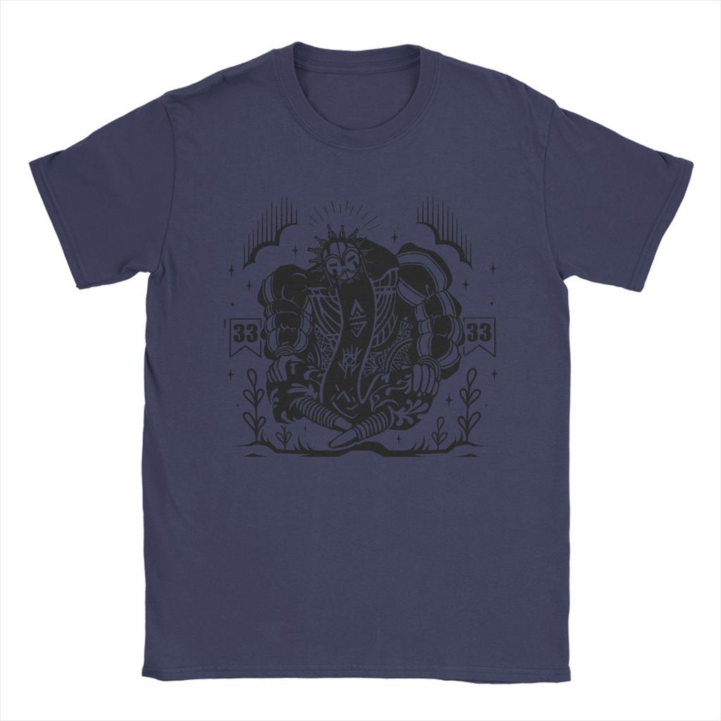 Herr Esquie Clair Obscur Expedition 33 T-shirts Vintage Kortärmad Rundhalsad T-shirt Kläder Bomull