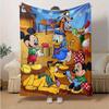 1 szt., Przytulny wystrój domu: Koc Sofa Disney, Idealny do Sypialni, Salonu, Podróży, Kempingu