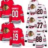 Chicago Blackhawks NHL Jersey de Hockey sobre Hielo para Hombre de Algodón Ropa para Aficionados del Equipo Otoño