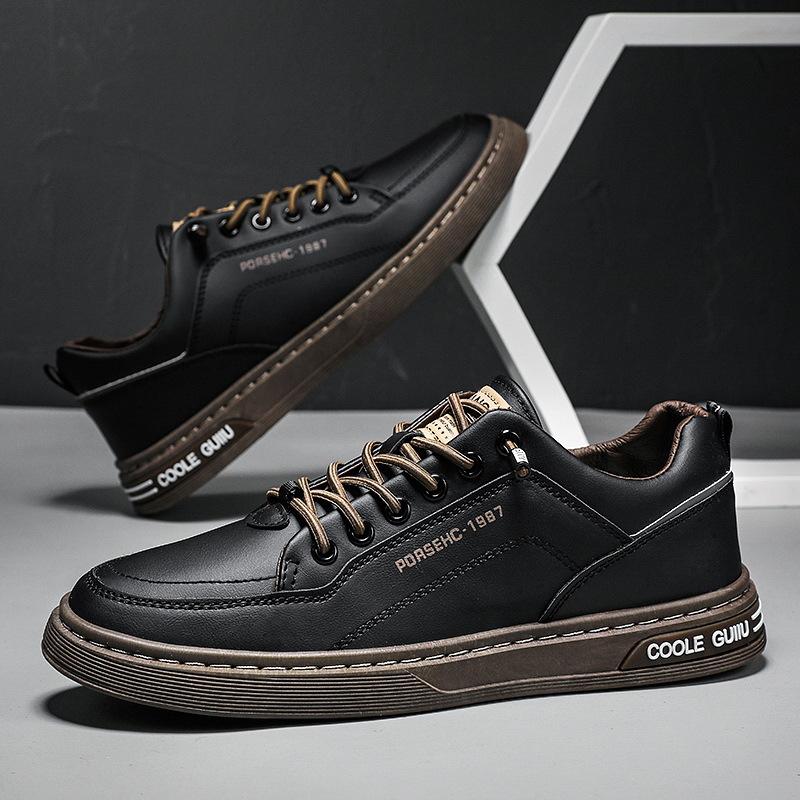 Spring New Casual Shoes  White Shoes Men's Korean Trendy Versatile Flat Shoes Youth Casual Men Shoes