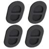 68194821AA 4Pcs Black Oval Shaped Floor Pan Plugs Drain Hole Cover Fit For Jeep Wrangler JK JL 2007-2024