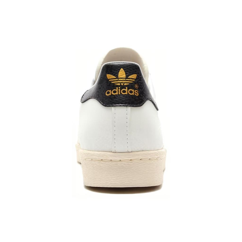 Atmos x Adidas Originals Superstar 80s Low top Skateboard Shoes Unisex White Black M25977